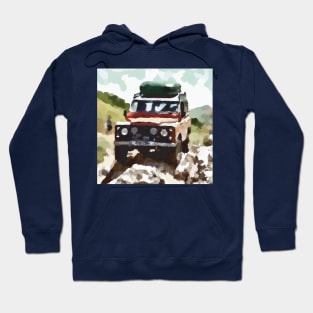 Landrover Defender Classic in Scottland, U.K. Hoodie